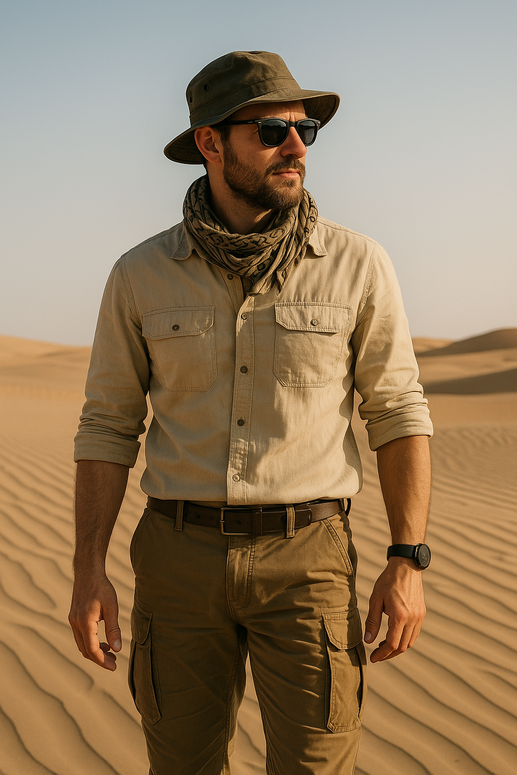 desert safari outfit male